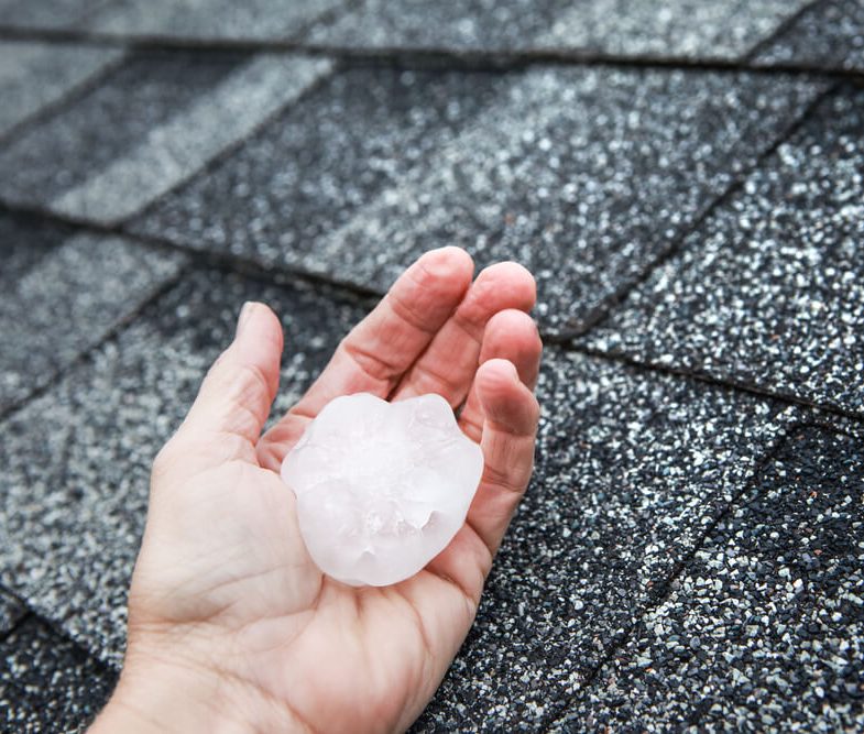 Hailstorm Damages on Roof