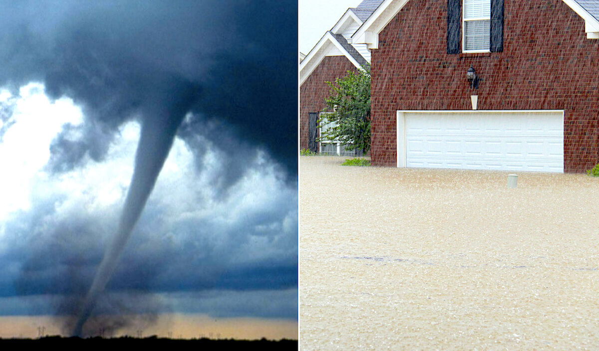 Concurrent Causation Tornado and Flood Damage