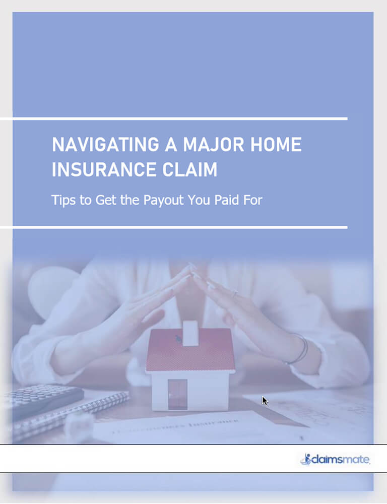 Handling a Major Home Insurance Claim Infographic