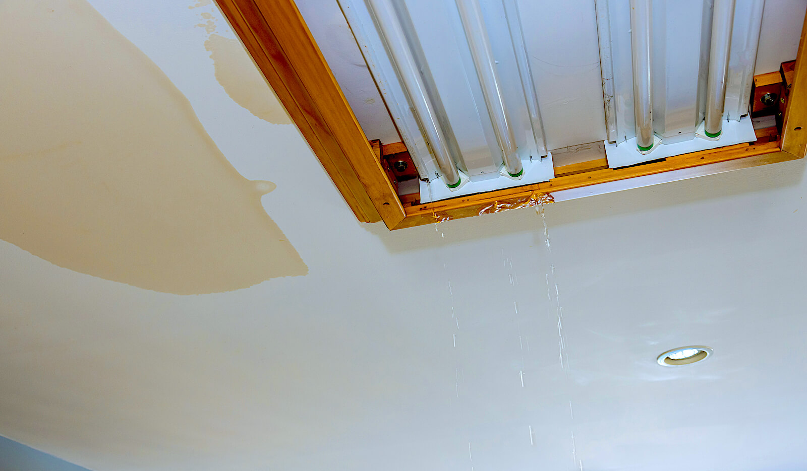 Ceiling Leaking Water Insurance Claim