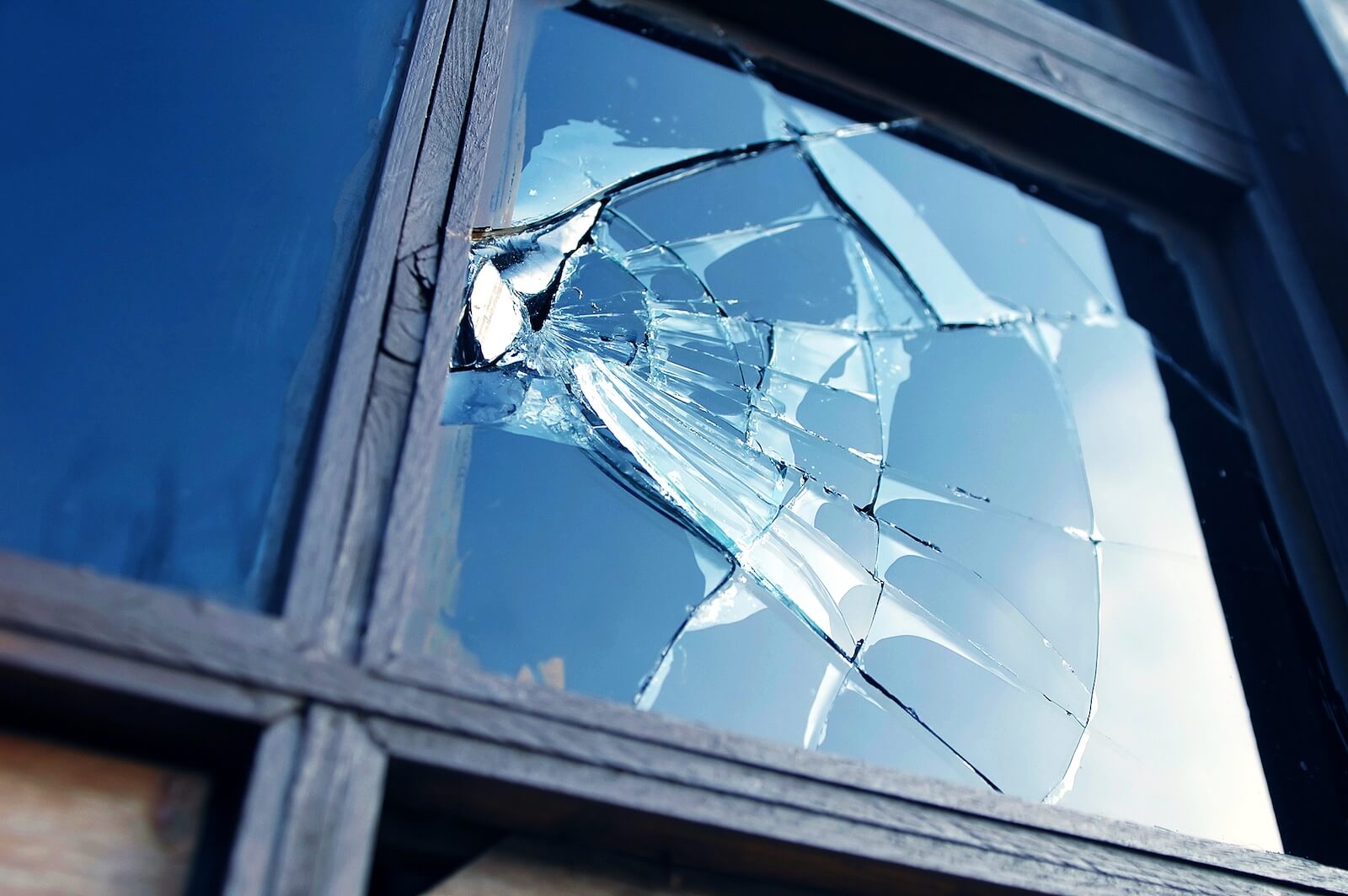 Hail Damaged Window