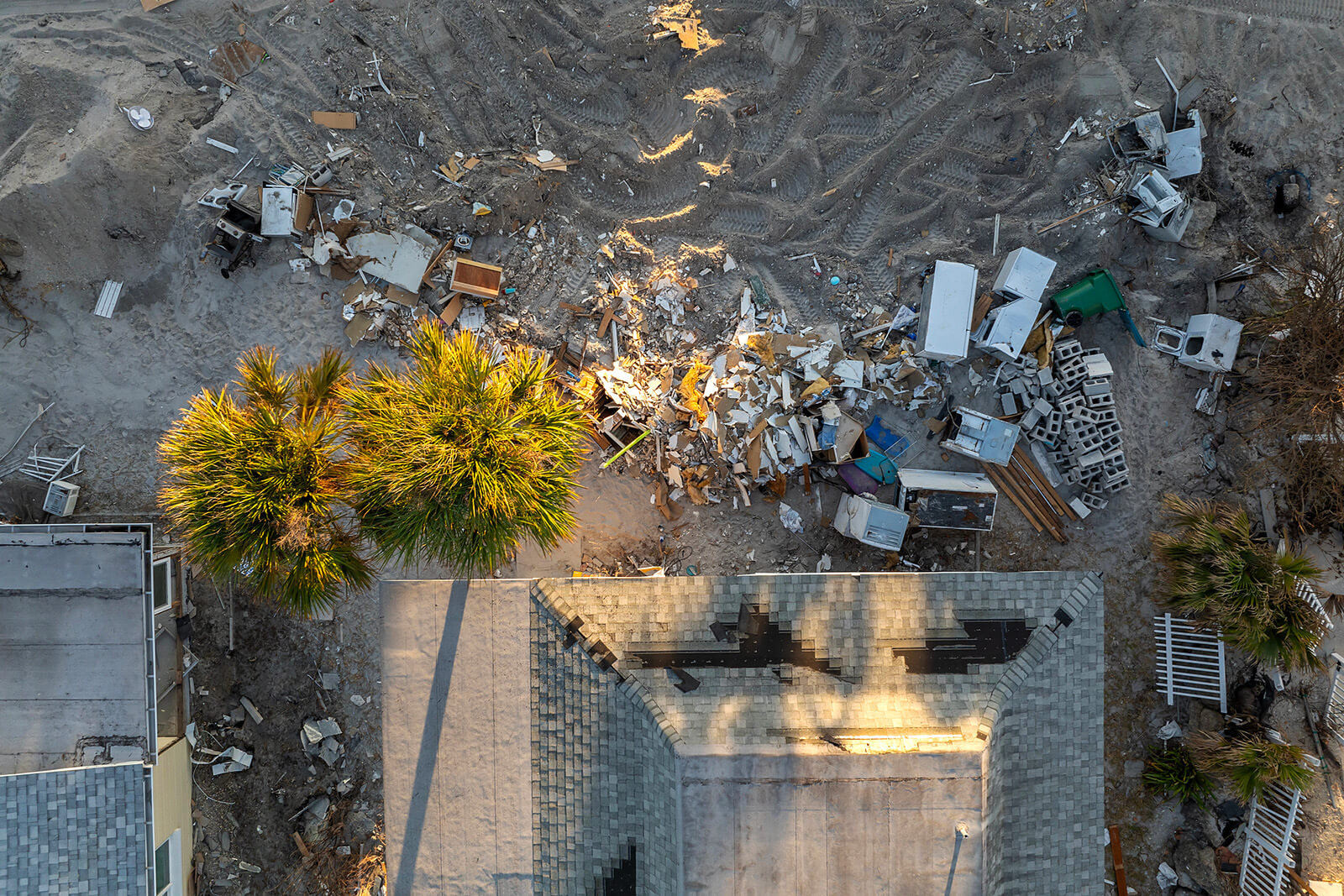 Coastal House During Hurricane Season