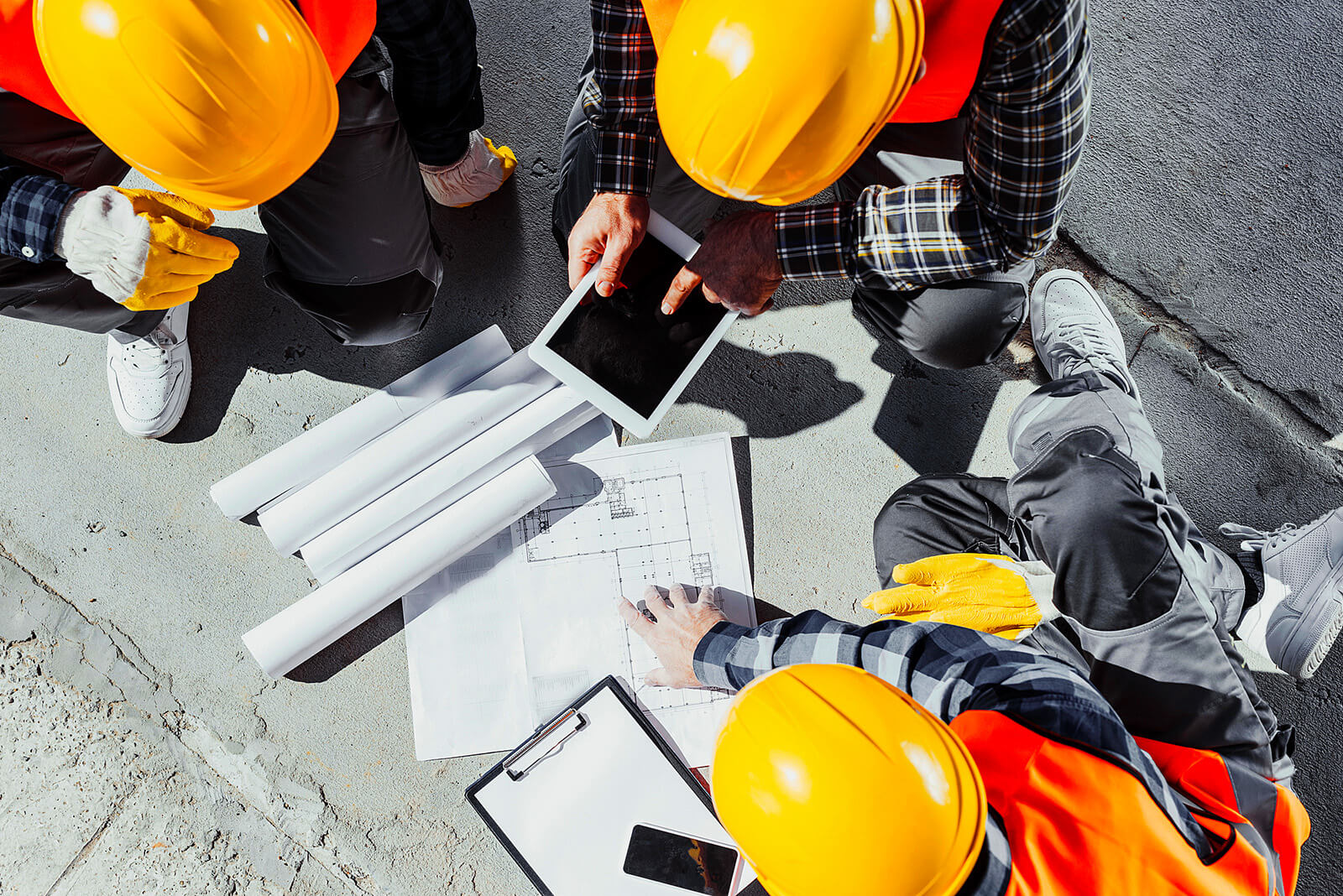 Code Inspectors Assesing a Building