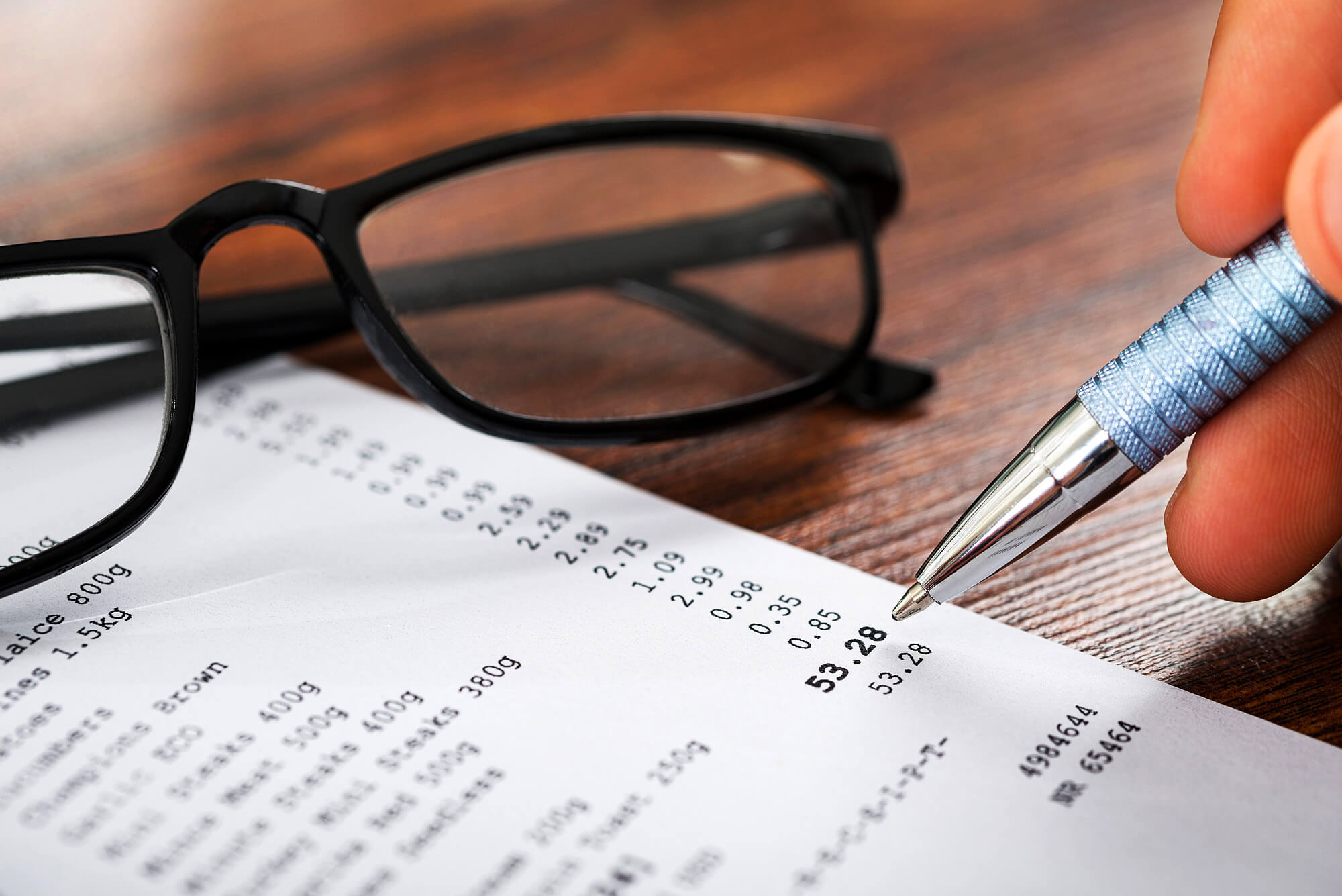 Reciept Proving Ownership of Items Lost